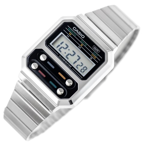 Zegarek Casio Retro Vintage A100WE-1AEF (zd640f) + BOX Casio