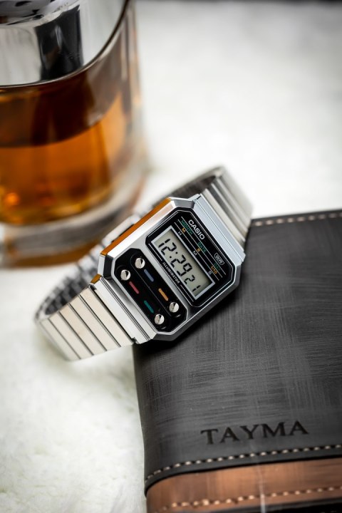 Zegarek Casio Retro Vintage A100WE-1AEF (zd640f) + BOX Casio