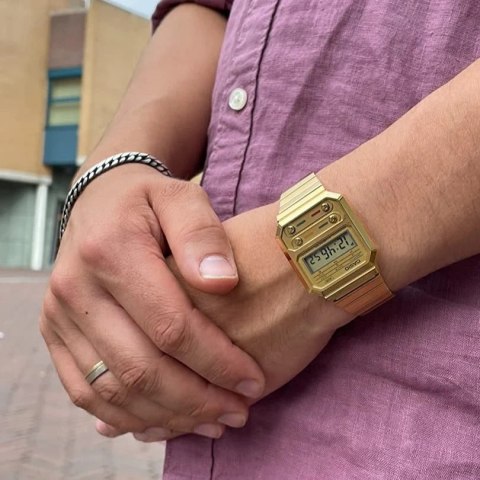 Zegarek Casio Retro Vintage A100WEG-9AEF (zd640e) Casio