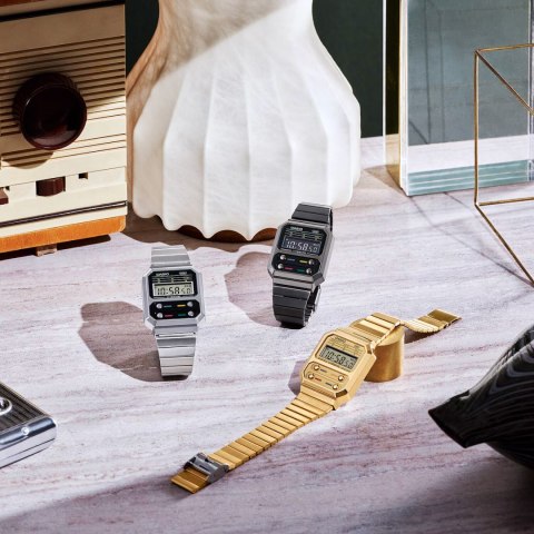 Zegarek Casio Retro Vintage A100WEG-9AEF (zd640e) Casio