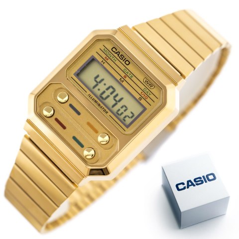 Zegarek Casio Retro Vintage A100WEG-9AEF (zd640e) Casio