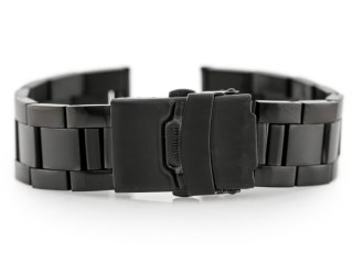 Bransoleta Pacific M1 - Solid Steel - czarna 20mm Pacific