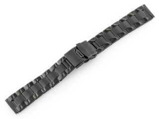Bransoleta Pacific M1 - Solid Steel - czarna 20mm Pacific