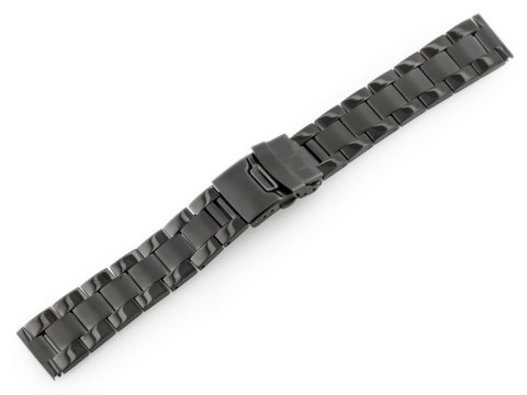 Bransoleta Pacific M1 - Solid Steel - czarna 20mm Pacific