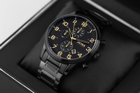 ZEGAREK MĘSKI HUGO BOSS 1513275 - AEROLINER CHRONO (zh020a) Hugo Boss