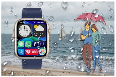 SMARTWATCH UNISEX GRAVITY GT3-4 - ROZMOWY BLUETOOTH, WŁASNE TARCZE (sg022d) Gravity
