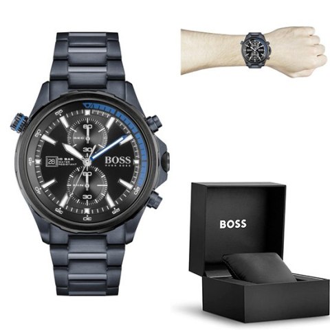 ZEGAREK MĘSKI HUGO BOSS 1513824 GLOBETROTTER (zh072b) Hugo Boss