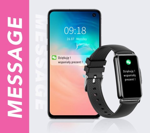 SMARTWATCH DAMSKI Rubicon RNCF04 - TRYBY SPORTOWE, MONITOR SNU (sr050b) Rubicon