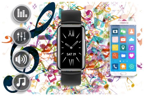SMARTWATCH DAMSKI Rubicon RNCF04 - TRYBY SPORTOWE, MONITOR SNU (sr050b) Rubicon