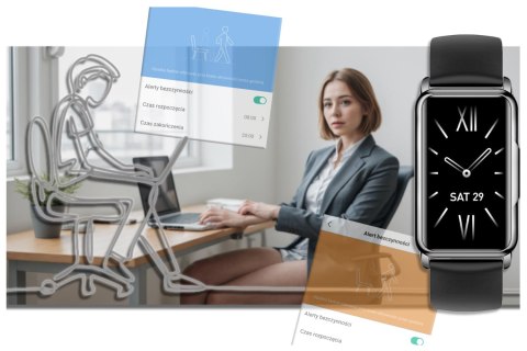 SMARTWATCH DAMSKI Rubicon RNCF04 - TRYBY SPORTOWE, MONITOR SNU (sr050b) Rubicon