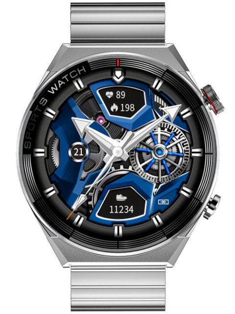 SMARTWATCH MĘSKI Rubicon RNCE99 - WYKONYWANIE POŁĄCZEŃ, ŁADOWANIE BEZPRZEWODOWE (sr046a) Rubicon