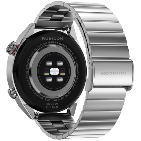 SMARTWATCH MĘSKI Rubicon RNCE99 - WYKONYWANIE POŁĄCZEŃ, ŁADOWANIE BEZPRZEWODOWE (sr046a) Rubicon