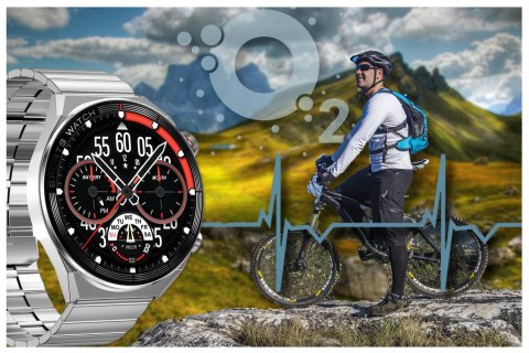SMARTWATCH MĘSKI Rubicon RNCE99 - WYKONYWANIE POŁĄCZEŃ, ŁADOWANIE BEZPRZEWODOWE (sr046a) Rubicon
