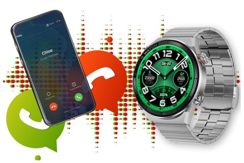 SMARTWATCH MĘSKI Rubicon RNCE99 - WYKONYWANIE POŁĄCZEŃ, ŁADOWANIE BEZPRZEWODOWE (sr046a) Rubicon