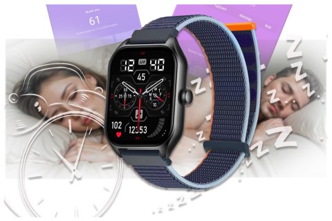 SMARTWATCH UNISEX Rubicon RNCF03 - ROZMOWY BLUETOOTH, ALWAYS ON DISPLAY (sr049a) Rubicon