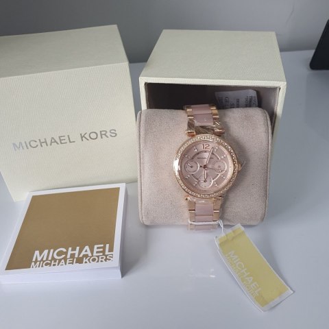 ZEGAREK DAMSKI MICHAEL KORS MK6110 MINI PARKER (zm540c) + BOX Michael Kors