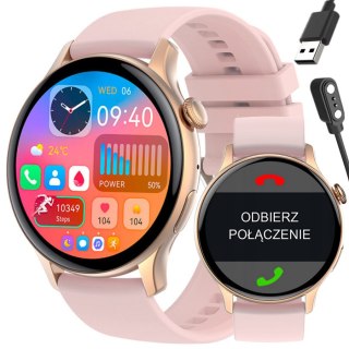 SMARTWATCH DAMSKI Rubicon RNCF10 - TRYBY SPORTOWE, MONITOR SNU (sr055b) Rubicon