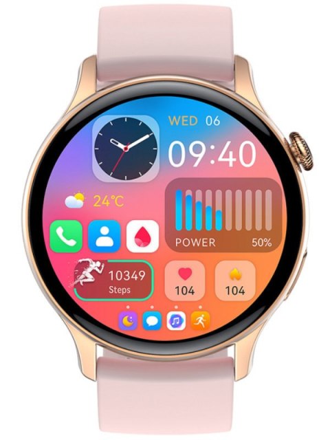 SMARTWATCH DAMSKI Rubicon RNCF10 - TRYBY SPORTOWE, MONITOR SNU (sr055b) Rubicon