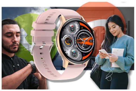 SMARTWATCH DAMSKI Rubicon RNCF10 - TRYBY SPORTOWE, MONITOR SNU (sr055b) Rubicon