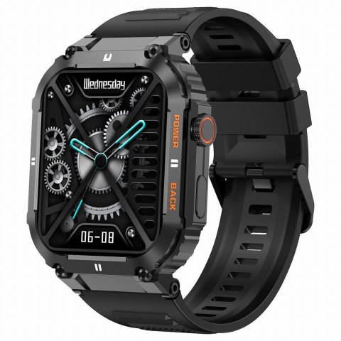 SMARTWATCH MĘSKI GRAVITY GT6-1 - WYKONYWANIE POŁĄCZEŃ, MONITOR SNU (sg020a) Gravity