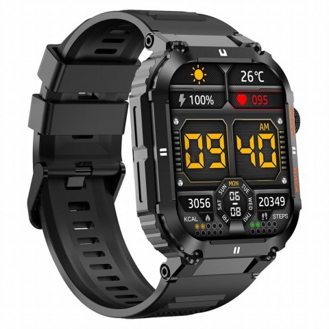 SMARTWATCH MĘSKI GRAVITY GT6-1 - WYKONYWANIE POŁĄCZEŃ, MONITOR SNU (sg020a) Gravity