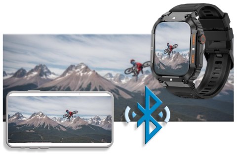 SMARTWATCH MĘSKI GRAVITY GT6-1 - WYKONYWANIE POŁĄCZEŃ, MONITOR SNU (sg020a) Gravity