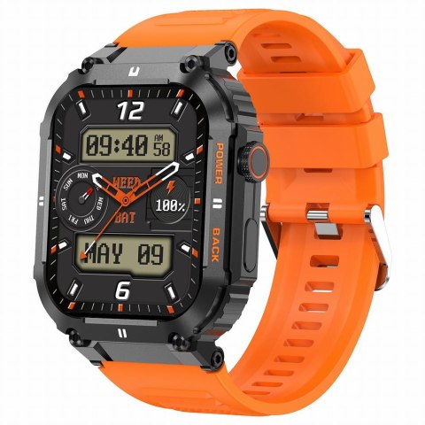 SMARTWATCH MĘSKI GRAVITY GT6-3 - WYKONYWANIE POŁĄCZEŃ, MONITOR SNU (sg020c) Gravity