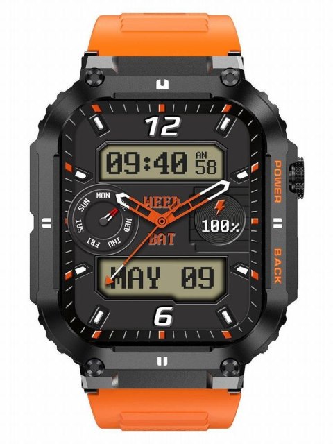 SMARTWATCH MĘSKI GRAVITY GT6-3 - WYKONYWANIE POŁĄCZEŃ, MONITOR SNU (sg020c) Gravity