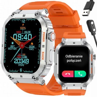 SMARTWATCH MĘSKI GRAVITY GT6-4 - WYKONYWANIE POŁĄCZEŃ, MONITOR SNU (sg020d) Gravity