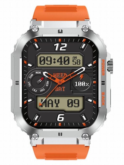 SMARTWATCH MĘSKI GRAVITY GT6-4 - WYKONYWANIE POŁĄCZEŃ, MONITOR SNU (sg020d) Gravity