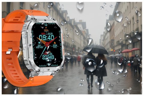 SMARTWATCH MĘSKI GRAVITY GT6-4 - WYKONYWANIE POŁĄCZEŃ, MONITOR SNU (sg020d) Gravity