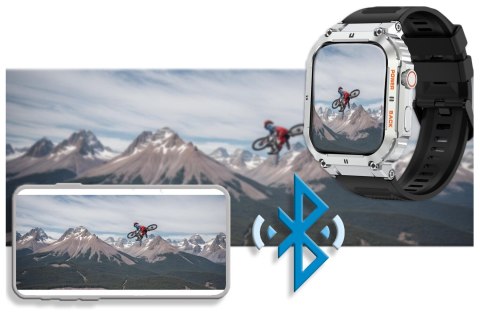 SMARTWATCH MĘSKI GRAVITY GT6-5 - WYKONYWANIE POŁĄCZEŃ, MONITOR SNU (sg020e) Gravity