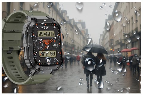 SMARTWATCH MĘSKI GRAVITY GT6-6 - WYKONYWANIE POŁĄCZEŃ, MONITOR SNU (sg020f) Gravity