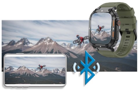 SMARTWATCH MĘSKI GRAVITY GT6-6 - WYKONYWANIE POŁĄCZEŃ, MONITOR SNU (sg020f) Gravity