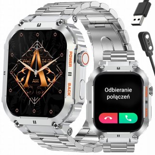 SMARTWATCH MĘSKI GRAVITY GT6-7 - WYKONYWANIE POŁĄCZEŃ, MONITOR SNU (sg020g) Gravity