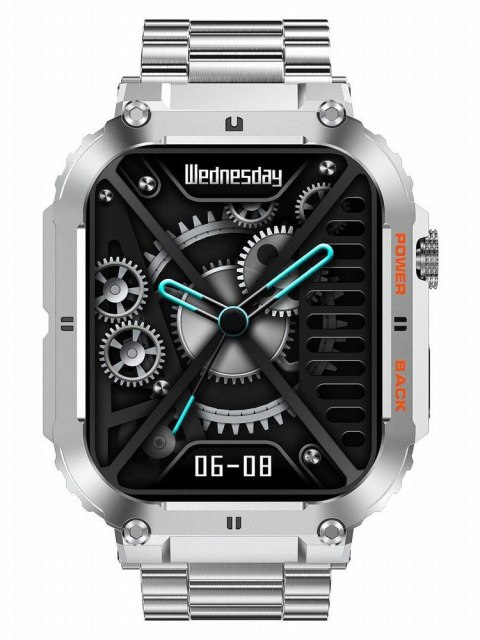 SMARTWATCH MĘSKI GRAVITY GT6-7 - WYKONYWANIE POŁĄCZEŃ, MONITOR SNU (sg020g) Gravity