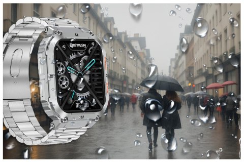 SMARTWATCH MĘSKI GRAVITY GT6-7 - WYKONYWANIE POŁĄCZEŃ, MONITOR SNU (sg020g) Gravity