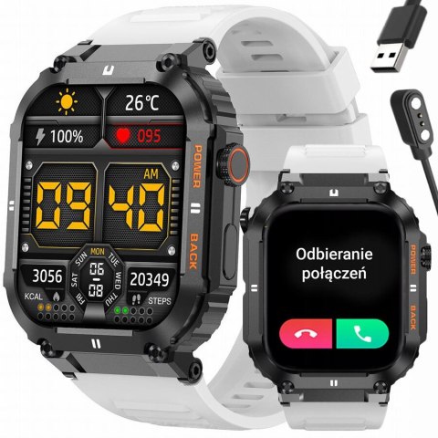SMARTWATCH MĘSKI GRAVITY GT6-8 - WYKONYWANIE POŁĄCZEŃ, MONITOR SNU (sg020h) Gravity