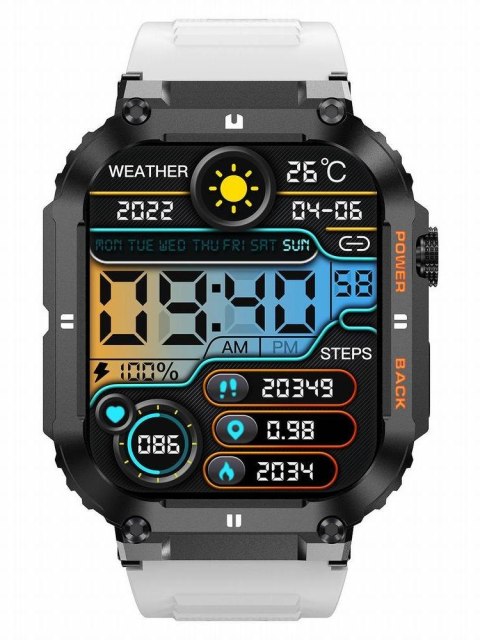 SMARTWATCH MĘSKI GRAVITY GT6-8 - WYKONYWANIE POŁĄCZEŃ, MONITOR SNU (sg020h) Gravity