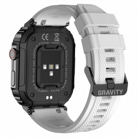 SMARTWATCH MĘSKI GRAVITY GT6-8 - WYKONYWANIE POŁĄCZEŃ, MONITOR SNU (sg020h) Gravity