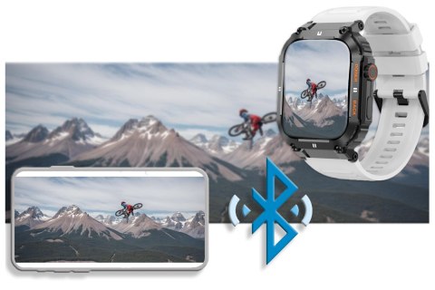 SMARTWATCH MĘSKI GRAVITY GT6-8 - WYKONYWANIE POŁĄCZEŃ, MONITOR SNU (sg020h) Gravity