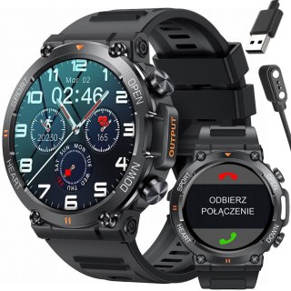 SMARTWATCH MĘSKI GRAVITY GT7-1 PRO - WYKONYWANIE POŁĄCZEŃ, PULSOKSYMETR (sg018a) Gravity