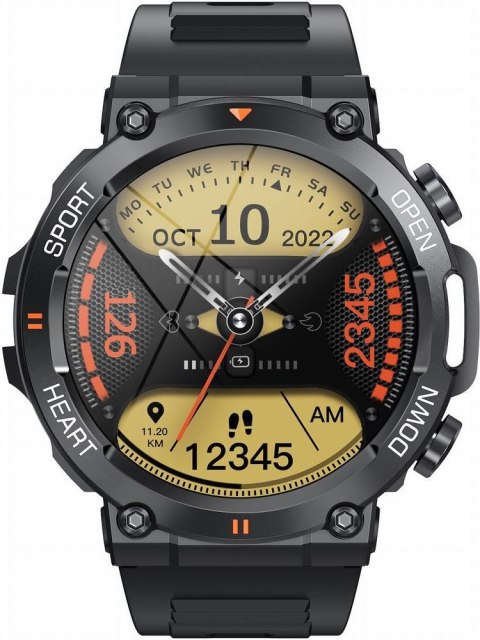 SMARTWATCH MĘSKI GRAVITY GT7-1 PRO - WYKONYWANIE POŁĄCZEŃ, PULSOKSYMETR (sg018a) Gravity