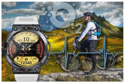 SMARTWATCH MĘSKI GRAVITY GT7-6 PRO - WYKONYWANIE POŁĄCZEŃ, PULSOKSYMETR (sg018f) Gravity