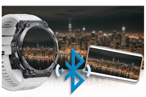 SMARTWATCH MĘSKI GRAVITY GT7-6 PRO - WYKONYWANIE POŁĄCZEŃ, PULSOKSYMETR (sg018f) Gravity