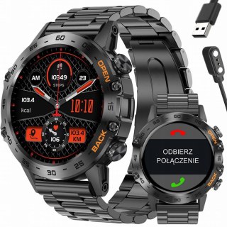 SMARTWATCH MĘSKI GRAVITY GT9-2 - WYKONYWANIE POŁĄCZEŃ, CIŚNIENIOMIERZ (sg021b) Gravity