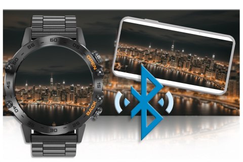 SMARTWATCH MĘSKI GRAVITY GT9-2 - WYKONYWANIE POŁĄCZEŃ, CIŚNIENIOMIERZ (sg021b) Gravity