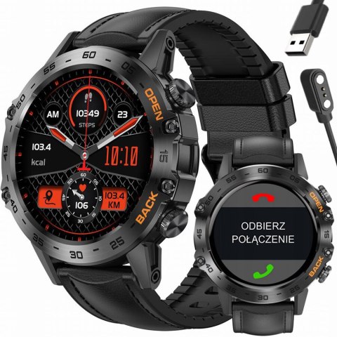 SMARTWATCH MĘSKI GRAVITY GT9-5 - WYKONYWANIE POŁĄCZEŃ, CIŚNIENIOMIERZ (sg021e) Gravity