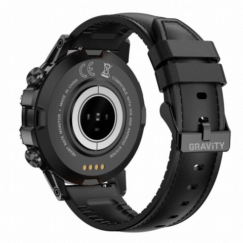 SMARTWATCH MĘSKI GRAVITY GT9-5 - WYKONYWANIE POŁĄCZEŃ, CIŚNIENIOMIERZ (sg021e) Gravity