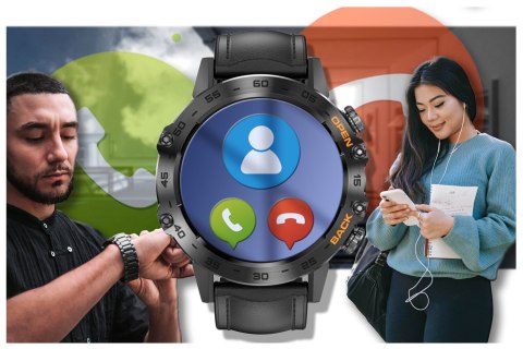 SMARTWATCH MĘSKI GRAVITY GT9-5 - WYKONYWANIE POŁĄCZEŃ, CIŚNIENIOMIERZ (sg021e) Gravity